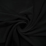 STRETCH VELVET - BLACK