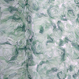 150CM 3D FLOWER TULLE (GREEN)