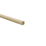 2M 34MM WOODEN POLE - NATURAL
