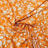 RAYON POPLIN PRINT (150CM)(175-ORANGE)