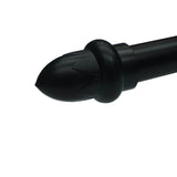 25MM FINIAL ACORN - BLACK