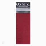 OXFORD 144 QUEEN FITTED SHEET - RED