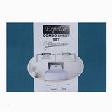 MICROFIBRE 90GSM COMBO DBL 3PC -DUCK EGG