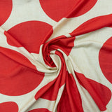 DIGITAL PRINT (CAPRI LINEN) 28 TINY RED BEAN SPOT