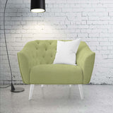 140CM PLAIN  VELVET UPHOLSTERY - LT GREEN