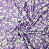 DULL SATIN 50D PRINT (150CM)(37 PURPLE)