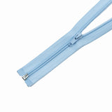 55CM OPEN END ZIP - LIGHT BLUE - (16)