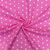CRAFT FLANNEL PINK DOTS CARNATION