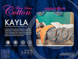 MICRO SATIN DUVET COVER KING - KAYLA