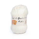 SOFT & GENTLE BABY 4PLY OPTICAL WHITE