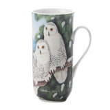 MW BIRDS K/C SNOWY OWLS MUG