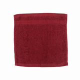 BRISTOL EGYPTION FACE CLOTH-BURGANDY