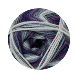 67 BLANKETS PRINT 300GM BALLS - PURPLE SPLASH