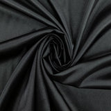 150CM STRETCH SATIN - BLACK