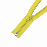 75CM OPEN END ZIP - YELLOW - (11)