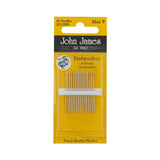 JJ EMBROIDERY NEEDLES 9
