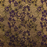 BRIDAL FABRICS BROCADE PURPLE