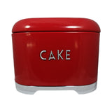 CAKE TIN RED