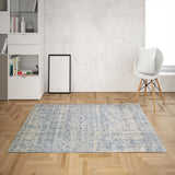 240 X 300 MET VISCOSE BLUE BEIGE/L.GREY