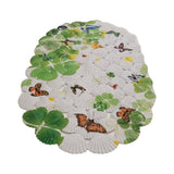 PROTECTION BATH MAT LIME BUTTERFLY