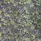 BRIDAL FABRICS BROCADE PURPLE