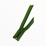 55CM OPEN END ZIP - OLIVE