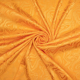 JAQ SATIN  SPANDEX  WAVES (150CM)(4 MANGO SORBET)