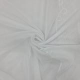 270CM CORNELY PLAIN VOILE - WHITE