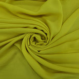 MILK GEORGETTE PLAIN (150CM)(LIME YELLOW)