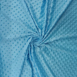 150CM PLAIN MINKY FLEECE-SKY