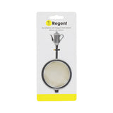 TEA STRAINER WITH TEAPOT MOTIF STAINLESS STEEL 65MM