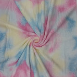 150CM TYE DYE CORAL VELOUR