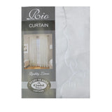 PLAIN CORNELLY VOILE TAPED-WHITE