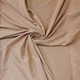 RAYON SLUB SATIN - DARK NUDE