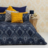 DUVET COVER MICROFIBRE QUEEN-MILAN DAMASK