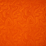 JAQ SATIN  SPANDEX WAVES(150CM)(4 RED ORANGE)