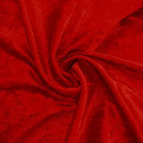150CM CRUSHED VELOUR-RED