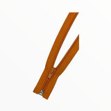 55CM OPEN END ZIP - ORANGE - (13)