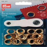 11MM 36 EYELET WASH - GOLD