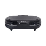 DOUBLE WAFFLE MAKER BLACK