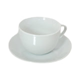 6PCS CUP & SAUCER WHITE