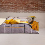 POLYCOTTON DUVET COVER DOUBLE-GRAPH