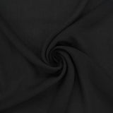 MILK GEORGETTE PLAIN (150CM)(BLACK)