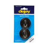 BASIN PLUG RUBBER BLACK 2/s