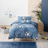 DOUBLE GOAL BLUE DUVET COVERS SET