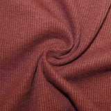 TC RIB SPANDEX-BURNT BURGANDY