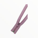 55CM OPEN END ZIP - PURPLE - (10)