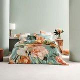 KING SHAKIRA LEAF DUVET COVER SET