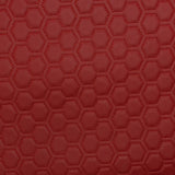 PVC EMBROIDED BONDED FOAM - RED