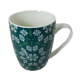 MUG- GREEN  FLORAL